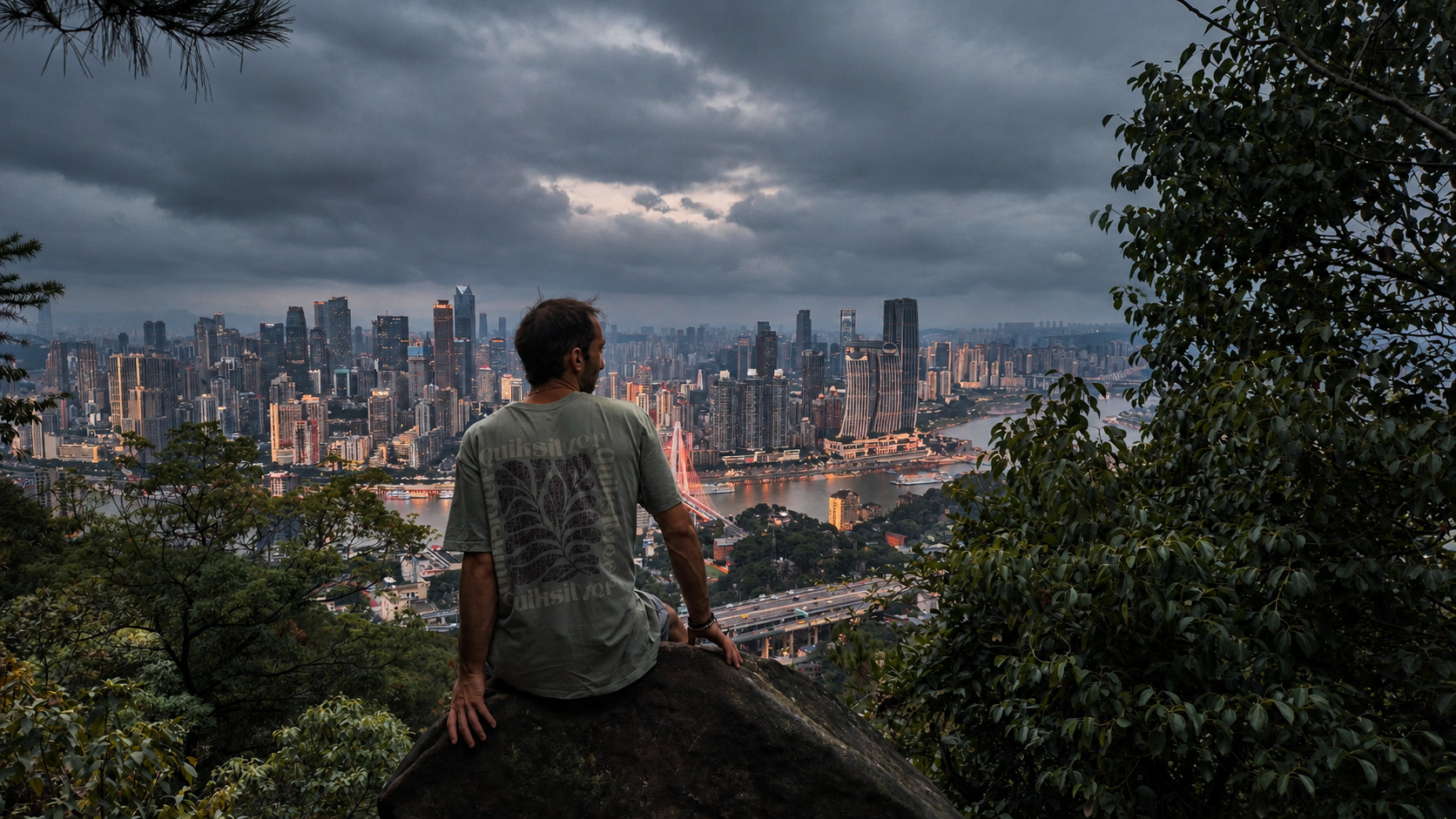 Urban climbing viewpoint